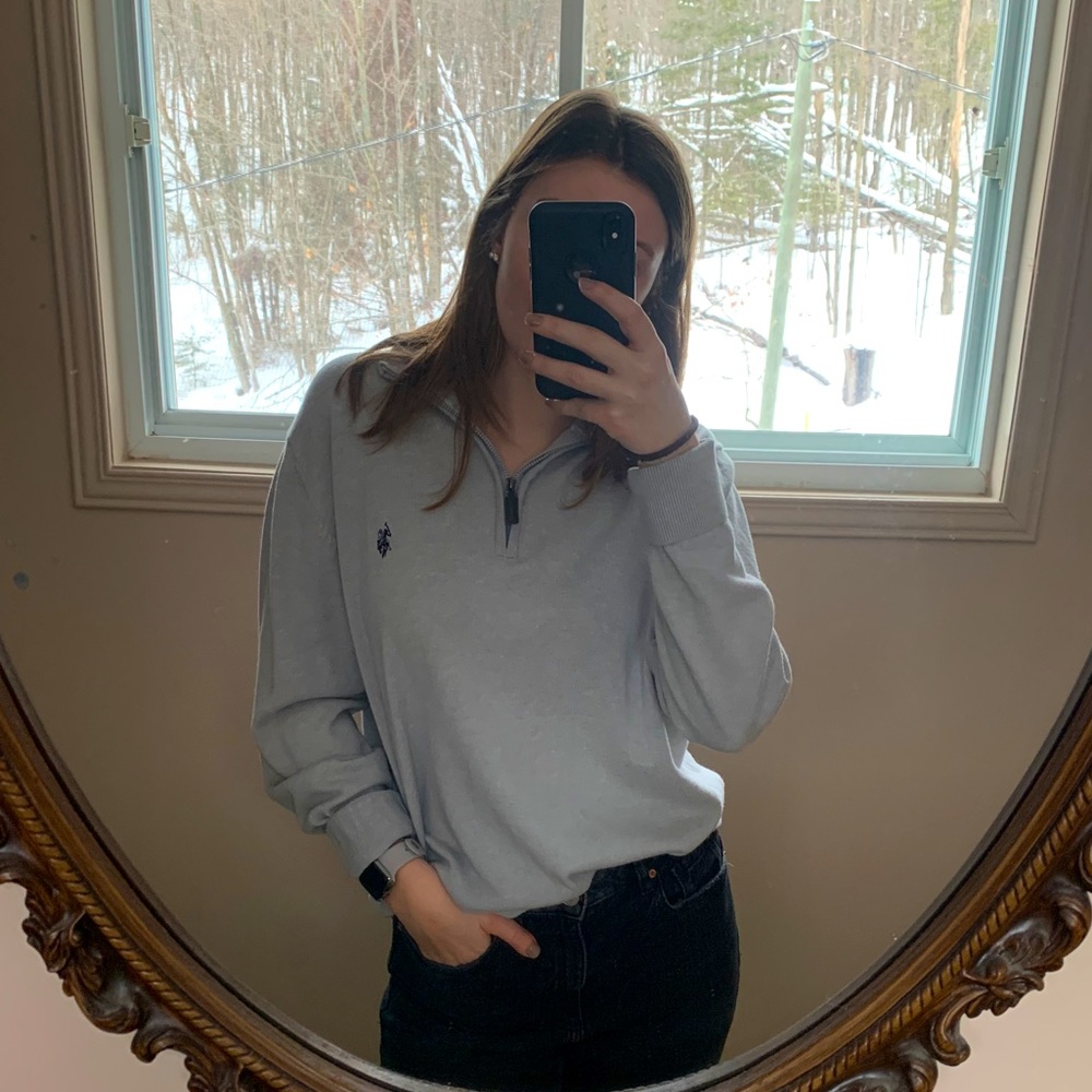 Polo quarter zip sweater